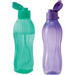 Tupperware Yeşil Mor Eko Şişe 750 ml Mint 2'li Suluk