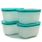 Tupperware zer kap 170 ml Beyaz Nane (4) Buz Kristali Kalay Buz Kristali Kap 38239