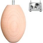 Turan Ahşap Ahşap Koltuk Ayağı - Baza Ayağı- Tv Ünite Ayağı- Çap(Kalınlık): 7.5 cm - 12 cm