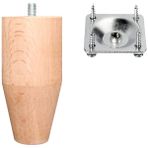 Turan Ahşap Koltuk Ayağı - Sehpa Ayağı - Baza Ayağı- Mobilya Ayağı-Çap (Kalınlık): 5.5 cm - 12 cm