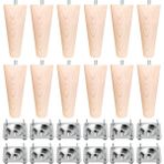 Turan Ahşap -Koltuk Ayağı - Sehpa Ayağı - Baza Ayağı- Mobilya Ayağı - Kütük Sehpa - Ahşap Ayak / Uzunluk: 14 cm