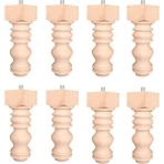 Turan Ahşap - Koltuk Sehpa Baza Mobilya Ayağı Uzunluk 25 Cm/çap: 5.5 cm - 15 cm