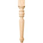 Turan Ahşap Torna Ahşap Ayak / Uzunluk: 42 cm / Çap: 5.5 cm