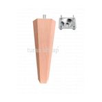 turanahşap(127) turanahşap Altıgen Koltuk Ayağı - Baza Ayağı - Ünite Ayağı- Uzunluk: 20 cm Çap: 5.5 cm ahşap