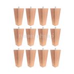 turanahşap(160) turanahşap Baza ayağı - Koltuk ayağı - Ahşap ayak -Piramit Ayak Uzunluk: 20 cm/Çap: 5.5 cm ahşap