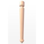 turanahşap(216) turanahşap Sehpa Ayağı - Sandalye Ayağı- Puf Ayağı- Ahşap Ayak/Uzunluk: 50 Cm Çap: 5.5 Cm Ham Ahşap