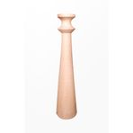 turanahşap(307) turanahşap Ahşap Şamdan/uzunluk:35 Cm/Çap: 7,5 Cm bej
