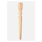 turanahşap(318) turanahşap Ahşap Masa Ayağı/Uzunluk: 75 Cm/Çap: 7.5 Cm Kahverengi