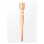 turanahşap(319) turanahşap Ahşap Masa Ayağı/Uzunluk: 75 Cm/Çap: 7.5 Cm bej