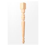 turanahşap(320) turanahşap Ahşap Masa Ayağı/Uzunluk: 75 Cm/Çap: 7.5 Cm Kahverengi