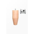 turanahşap(322) turanahşap Ham Ahşap Mobilya Ayağı/Uzunluk:14 Cm/Çap :5.5 Cm/Montaj Aparatı Ile Birlikte Gönderim !!! bej