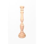 turanahşap(332) turanahşap Ahşap Şamdan -uzunluk 43 Cm/Kalınlık 75 Mm bej
