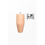 turanahşap(347) turanahşap Ham Ahşap Mobilya Ayağı/Uzunluk:12 Cm/Çap :5.5 Cm/Montaj Aparatı Ile Birlikte Gönderim! Bej
