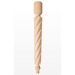 turanahşap(357) turanahşap Ahşap Masa Ayağı/Uzunluk: 75 Cm Çap:7.5 Cm bej