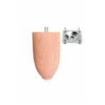turanahşap(57) turanahşap Koltuk Ayağı - Sehpa Ayağı - Ahşap Ayak - Uzunluk: 18 Cm/Çap: 5.5 Cm ham ahşap