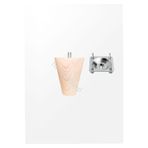 turanahşap(85) turanahşap Konik ayak - Koltuk Ayağı - Baza ayağı - Uzunluk: 5 cm/Kalınlık ; 5.5 cm ham ahşap