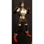 Turansoy Craft Final Fantasy 7 Tifa Lockhart Figür Final Fantasy 7 Prenses Rosa Obje Büyük Boy 25CM