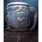 Turansoy Craft Game Of Thrones Stark Hanedanı Kupa 16CM Çap (Dev Boy) - Gümüş
