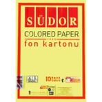 Turanyolu Südor Fon Kartonu 10 Renk 24X34 cm – Renkli El Işi ve Hobi Kağıt Seti