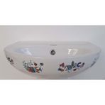 Turavit 36 x 45 Oval Lavabo Dekorlu