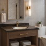 Turavit Hilton Oval Tezgah Altı Lavabo 37X47 cm 5017 - Çok Renkli