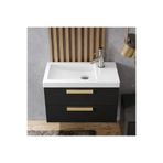 Turavit İda Dikdörtgen Etajer Uyumlu Beyaz Lavabo 28X45 Cm Id0703