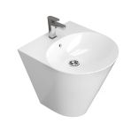 Turavit Iglo Monoblok Batarya Delikli Beyaz Lavabo Igl5910
