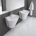 Turavit Minia Monoblok Batarya Delikli Beyaz Lavabo Mn5027