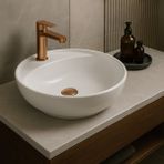 Turavit Toledomix Çanak Lavabo Batarya Delikli 40 cm TLD0712 - Beyaz