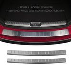 Turbo Aksesuar Dacia Sandero Stepway Arka Tampon Eşiği - Krom Taşlı (2 Parça) | 2013-2017 Arası