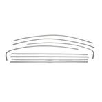 Turbo Aksesuar VW Passat B8 Cam Çerçevesi - Krom (8 Parça) | 2015 ve Sonrası, SD