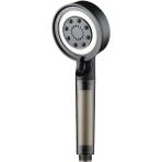 Turbo Filtreli Duş Başlığı, Yüksek Basınçlı Filtreli El Duşu, 5 Fonksiyonlu Filtreli Duş Başlığı, Filtreli El Duşu (Black)