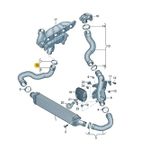 Turbo Hortumu Audı A4 A5 2.0 Tdı 08-12 Ucpa 23h142580