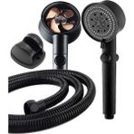 Turbo Pervaneli 5 Fonksiyonlu Duş Başlığı ve 150 cm Hortum Mafsal Set - Seçenek 1
