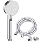 Turbo Yüksek Basınçlı Duş Seti - Su Tasarruflu Masaj Başlığı ve Pvc Banyo Hortumu ile (Renk Asortidir)