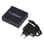 Turbosepet 2 Port Hdmi Splitter Hdmi Çoklayici Çoğaltici Adaptörlü Vitrin