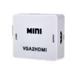 Turbosepet Vga To Hdmi Çevirici Dönüştürücü Projeksiyon Aktarma + Ses