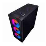 Turbox Halo 7Plus 4X RGB Ring Fan USB 3.0 600 W 80+ Plus ATX Gaming Bilgisayar Kasası