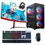 Turbox Pulsex I5-3470 16GB RAM 1TB SSD GTX 1050 Ti 23.6 inç Curved Monitör Oyun Bilgisayarı
