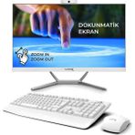 Turbox TAX1133 Intel Core I3 4130 16GB Ram 512GB SSD 23.8 Dokunmatik Ekran Freedos Bth Webcam All In One Pc
