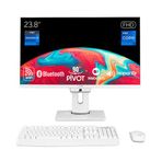 Turbox Tax1936 İ3 6100 8Gb Ram 256Gb Ssd 23.8 İnç Fhd Pivot Wifi Bt Webcam All İn One Pc