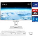 Turbox Taxpro64 İ7 13700 64Gb Ddr4 2Tb M.2 Nvme 23.8 İnç Fhd Pivot Bth Webcam Wifi All İn One Pc