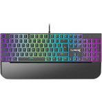 Turbox TR-MK10PD Gaming Mekanik Pudding Tuş Bilek Destekli Blue Switch Siyah Mekanik Rgb Klavye