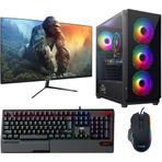 Turbox TX233 i5-3470 8GB RAM 500GB HDD 256GB SSD 4GB RX 550 FreeDOS 23.8 inç Monitör Oyun Bilgisayarı