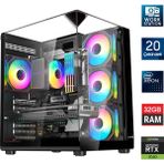 Turbox Xeon E5 2650 V3 Server Işlemcili 20 Çekirdek 32GB Ddr4 1tb Nvme RTX3050 Workstation Oem Paket - FreeDos