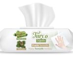 Turco 100 Yaprak Yeşil Sabun/Yeşil Çam Doğadan Pratik Yüzey Temizlik Havlusu
