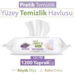 Turco 12x100 Lavanta Doğadan Pratik Yüzey Temizlik Havlusu