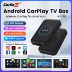 Turco Carlinkit Tbox Lite S 4GB RAM 32GB ROM Kablosuz Carplay Android ile Hareket Halinde Video Oynatma