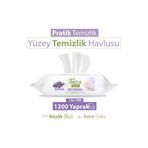 Turco Doğadan Pratik Temizlik Turco Doğadan Pratik Yüzey Temizlik Havlusu Lavanta 12X100 (1200 Yaprak)