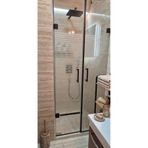 Turcoat Çizgi Desenli Dekoratif Buzlu Duşakabin Cam Folyosu 60 cm x 2 mt